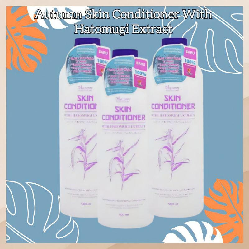 (PROMO) TONER HATOMOGI AUTUMN UKURAN BESAR 500 ML FREE BOTOL SPRAY HATOMUGI
