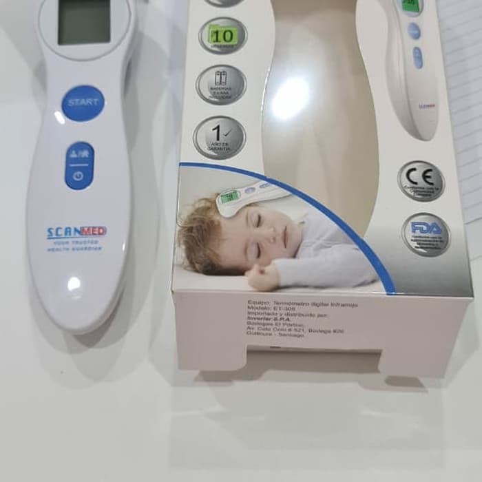 Thermometer Digital Alat Pengukur Suhu Tubuh Thermometer Gun Scanmed