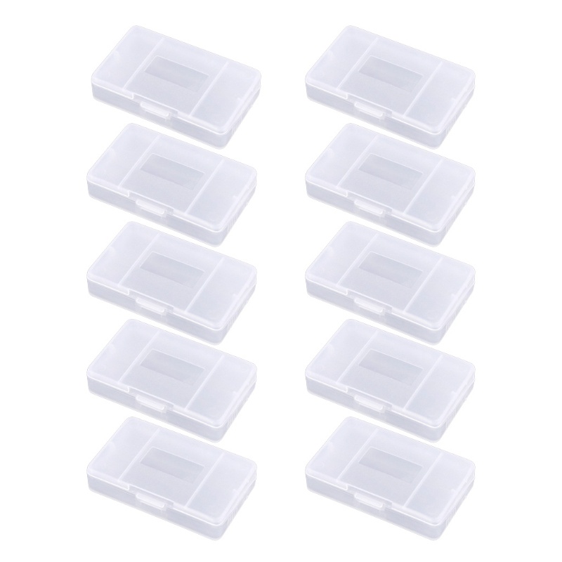 Btsg 10pcs Lot Casing Cartridge Bening Untuk Game Boy Advance Untuk Game GBA Penutup Debu