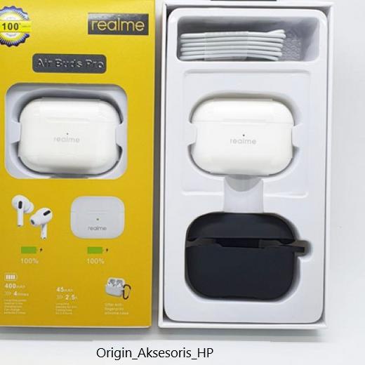 ♡ Realme Air Buds Pro With Case Wireless Earphone 5.0 Headset Bluetooth ★