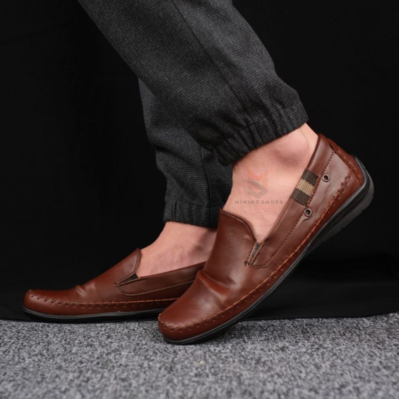 MINING - SCRAPER | Sepatu Kasual Loafers Formal Kerja Kantor Gaya Trendy