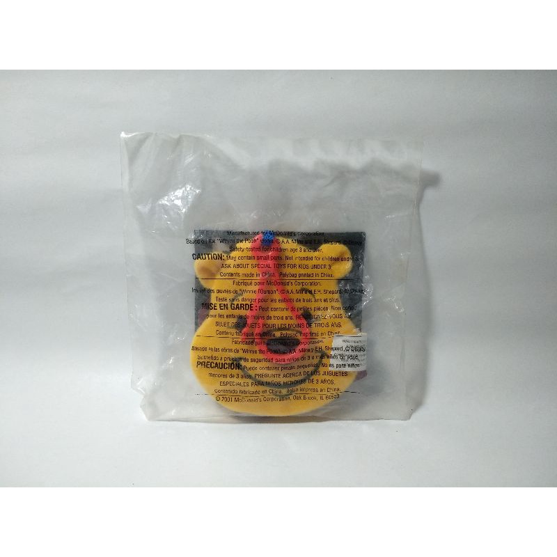 Adventure Winnie Pooh Message Pad Block Notes Luggage Bag Tag Happy Meal Mcd French Toys Perancis