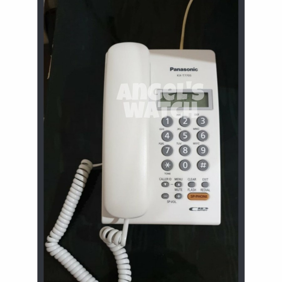 Telepon kabel panasonic KX-T7705( putih) Pesawat telepon