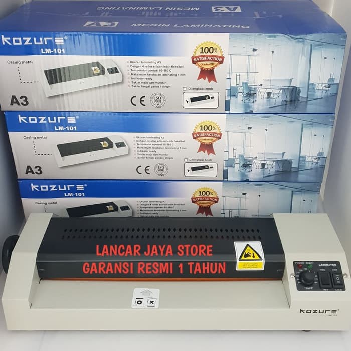 

promo kualitas Mesin Laminating Kozure LM 101 A3 murah keren terbatas