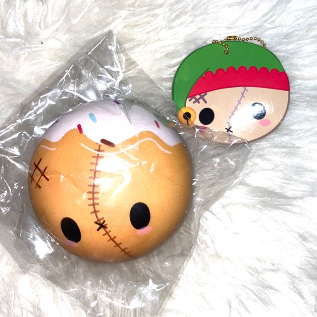 Squishy tummy gingerbread Christ mas squishy Bun by CutieCreative