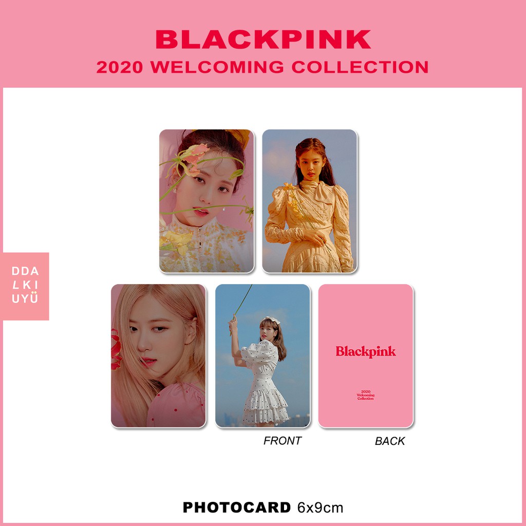 BLACKPINK 2020 WELCOMING COLLECTION pc kpop unoff photocard 2 sisi jisoo jennie rose lisa