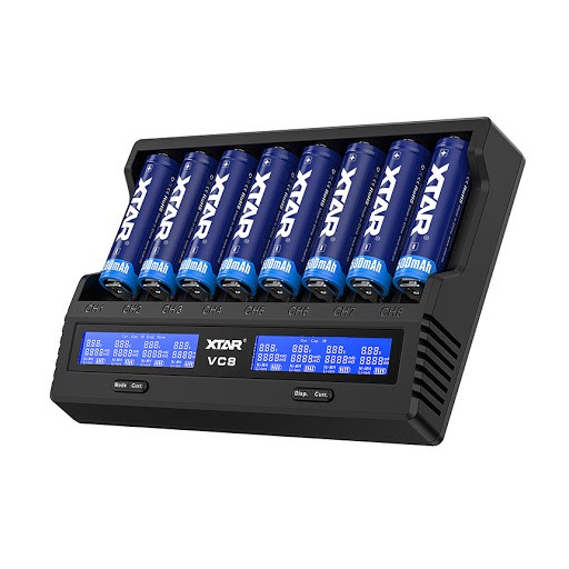 XTAR VC8 Charger Type-C Protected Battery Charger