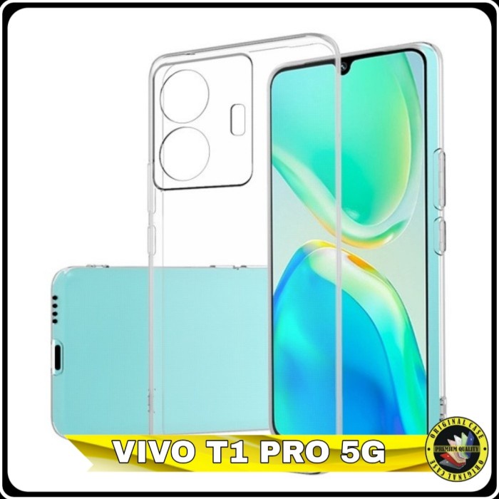Casing Vivo T1 Pro 5G Softcase Clear Crystal Original Vivo T 1 Pro
