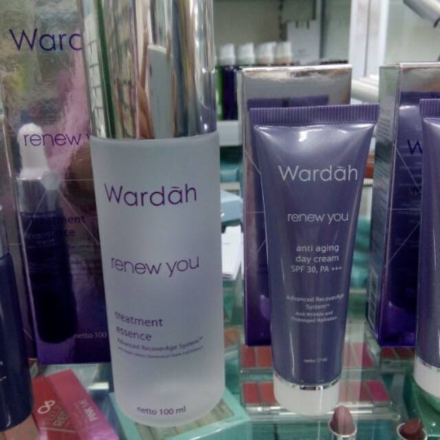 Paket lengkap wardah anti aging mini 17ml
