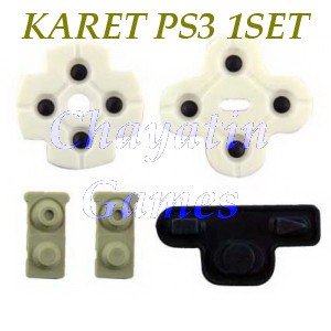 KARET STIK PS3 HIJAU FULL SET