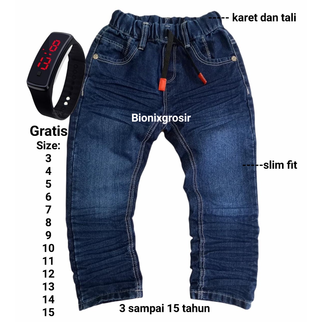 Celana Panjang Anak Jeans Laki Laki