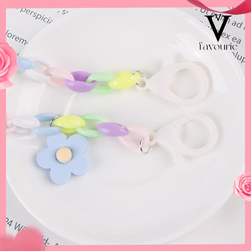 [COD]1 pcs Rantai topeng bunga resin anti selip anak-anak-FA
