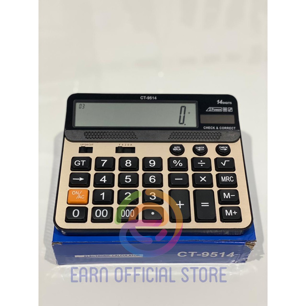 

Terlaris ✨ - KALKULATOR DAGANG CT 9514 CT-9514 KALKULATOR DAGANG BESAR SUPER ENAK 2 POWER KALKULATOR CITIZ3.1.23