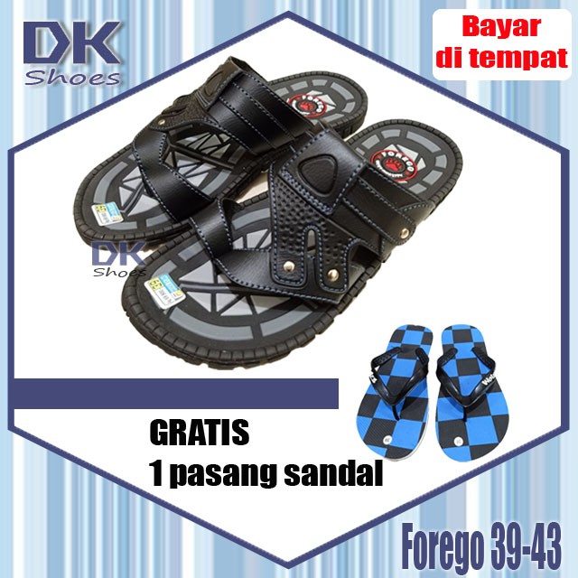 Forego 39-43 Buy 1 get 1 Free / Sandal Laki Dewasa Murah / Sandal Lebaran Fashion