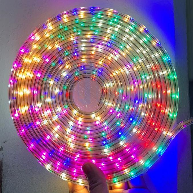 Lampu Led Strip Selang 5050 Rgb Outdoor 10M 10Meter 10 Meter 220V