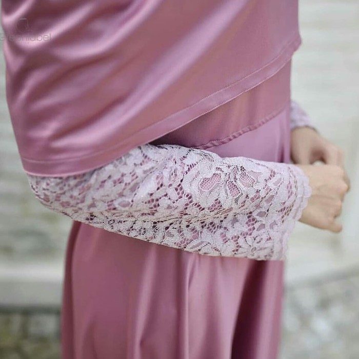 GAMIS SYARI ANNAJAH CAPUCCINO 900GR 110 140 ALLSIZE GAMIS SYARI BUSUI CADAR CREPE HQ POLOS MURAH I.