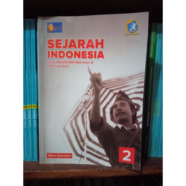 BUKU BEKAS SEJARAH INDONESIA KELAS 2 11 XI SMA FACIL GRAFINDO KURIKULUM 2013