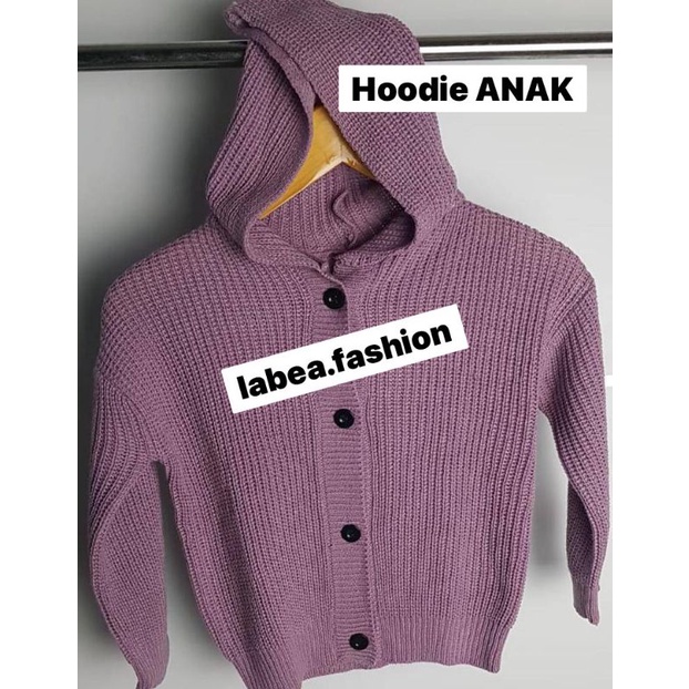 Cardigan COUPLE with Mommy / hoodie topi Cable Hoodie premium Rajut/Hoody Kancing Bahan Rajut