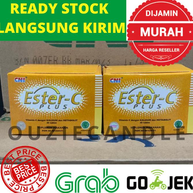 TERBARU Ester C Plus cni - Vitamin C Ester C isi 40 tablet [READY]