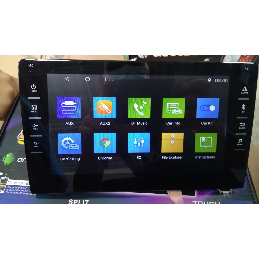 android Head Unit Tape Mobil 9 Inch Double Din