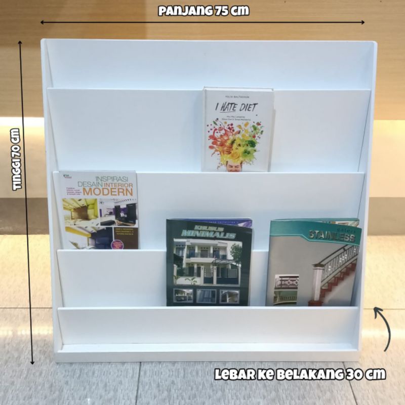 Jual Rak Buku / Tempat Buku Majalah / Rak Pajangan Buku / Rak Buku Anak