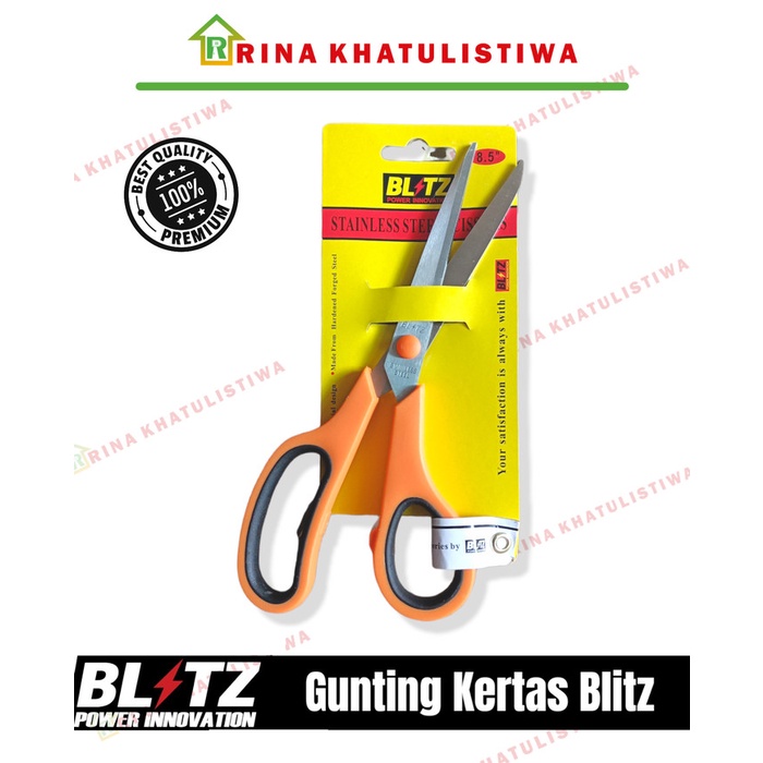 

Gunting Kertas Blitz 8,5 inch | Gunting Serbaguna Blitz