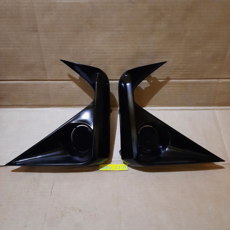 COVER RING FOGLAMP TOYOTA ALL NEW AVANZA 2022 UP CARBON HITAM GLOSSY ORIGINAL