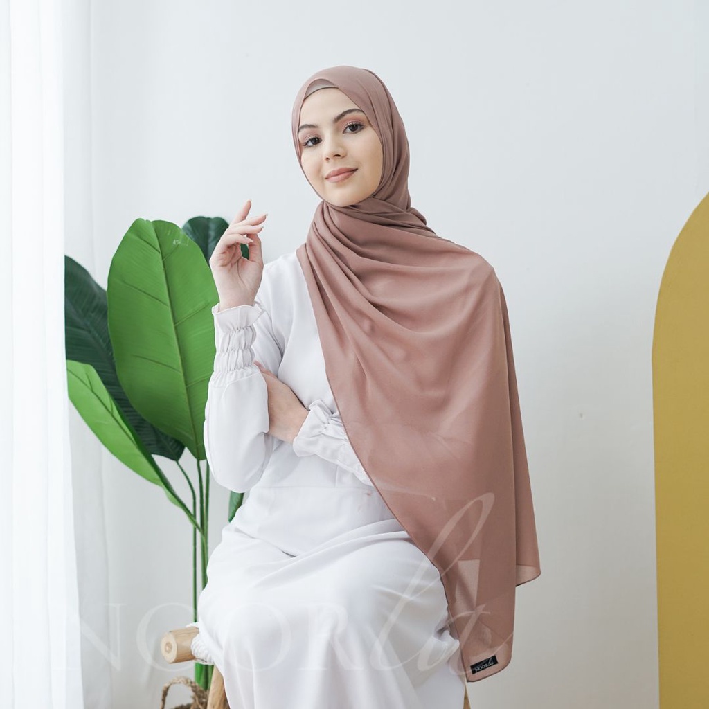 NOORLA - PASHMINA CERUTY BABYDOLL TALIA / HIJAB JILBAB PASHMINA / KERUDUNG PASHMINA COD