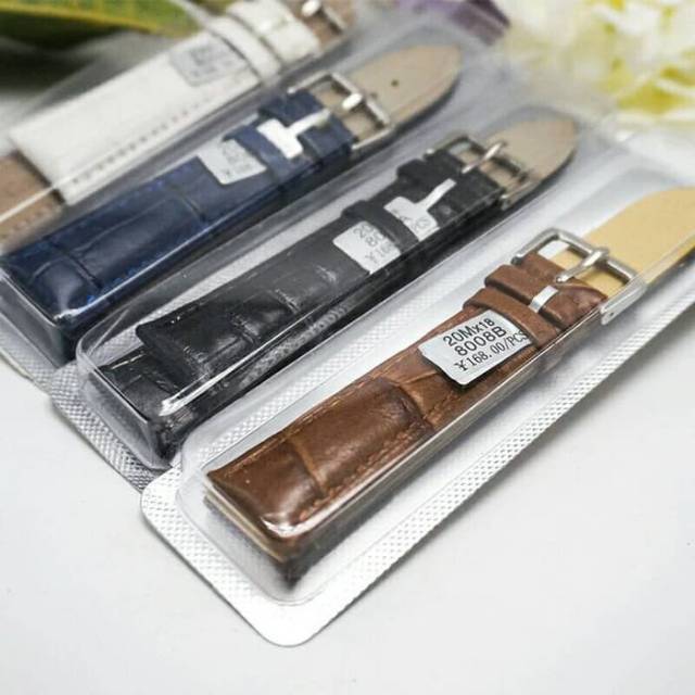 STRAP TALI JAM TANGAN kulit PRIA DAN WANITA GEUNIEN LEATHER  Hige QUILTI PRODUK IMPOR