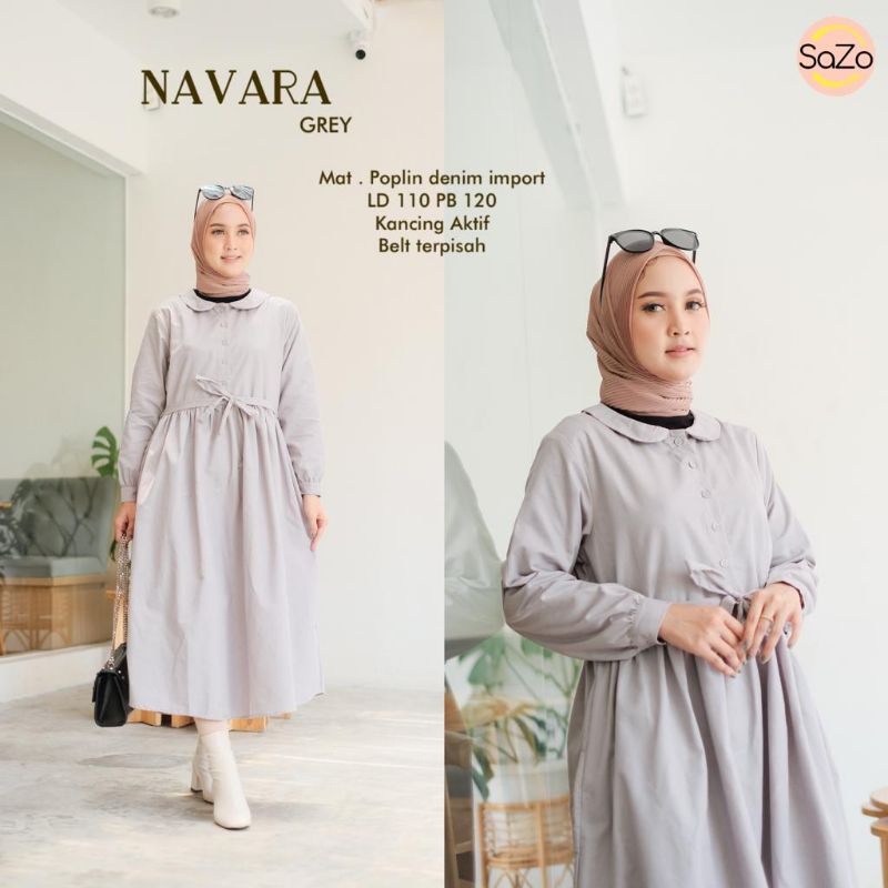 NAVARA GAMIS MIDI TERBARU BY SAZO