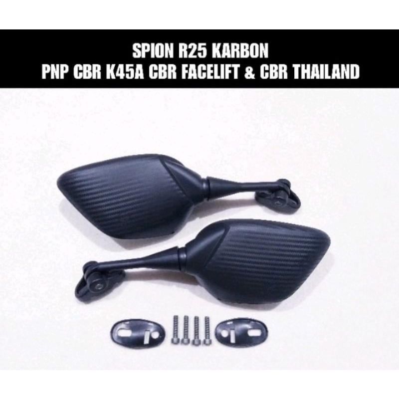 Spion R25 pendek CBR 150 K45 K45G K45R Facelift NINJA GSX Spion fairing pendek NEMO/MHR