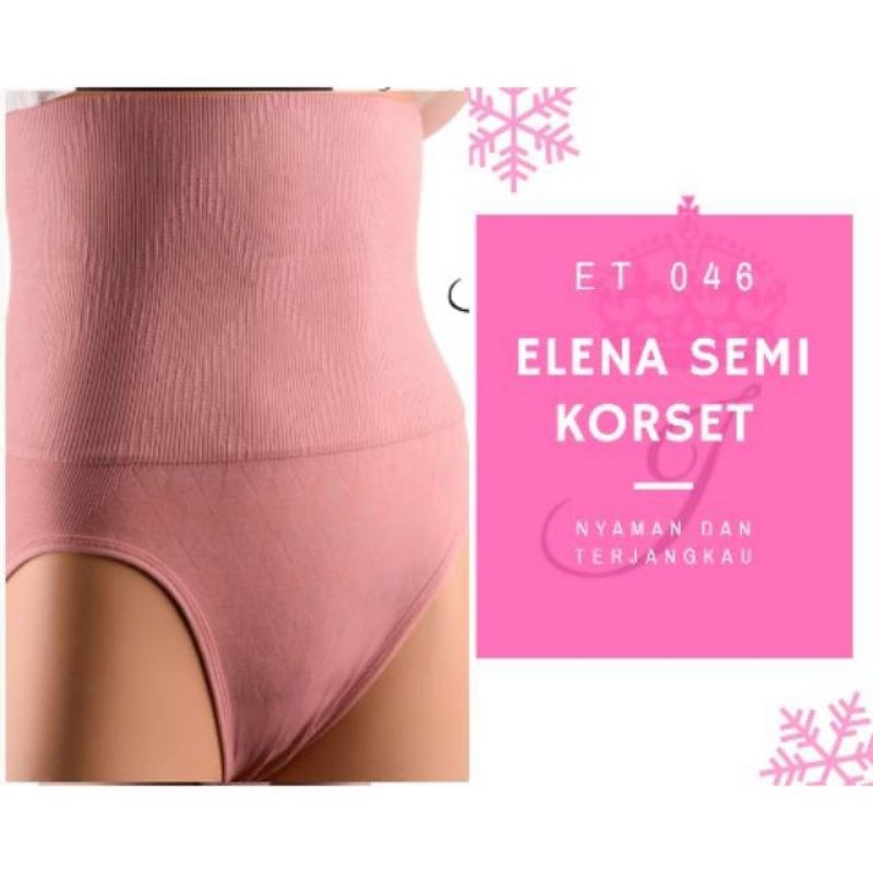 [COD✔️] Elena Celana Semi Korset Dengan Tulang Depan Dan Belakang ET 046 Free size - Pelangsingbadan