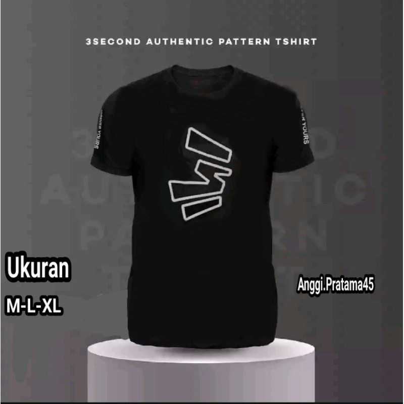 kaos three second original/kaos 3second original/kaos terlaris/kaos 3second terlaris