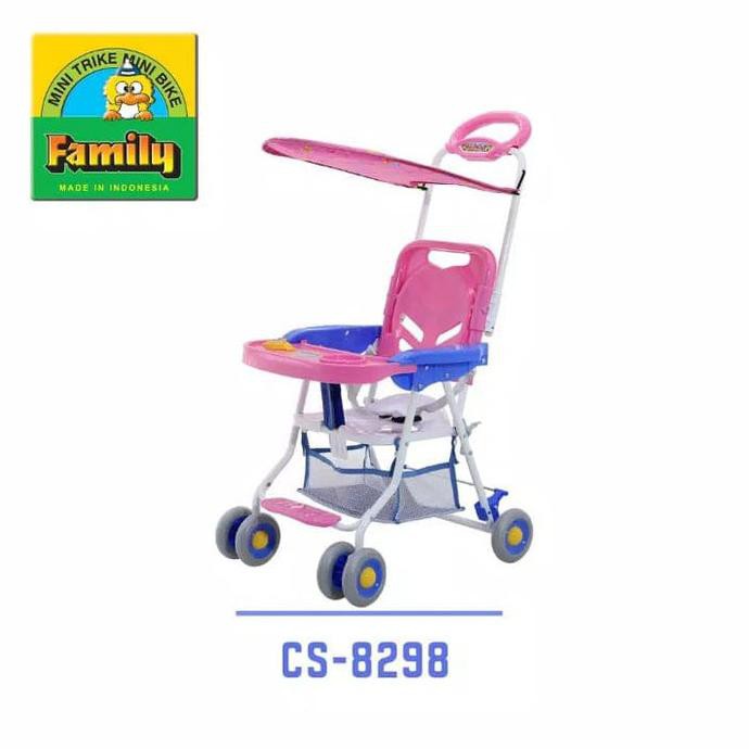 Sale Kursi Dorong Roda Kereta Meja Makan Bayi Family Stroller Baby Chair - Kuning
