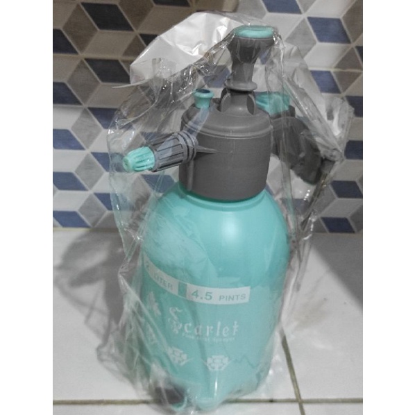 Sprayer 2 Liter Semprotan Burung Tanaman Disinfektan Super Stik Botol Biru SCARLET