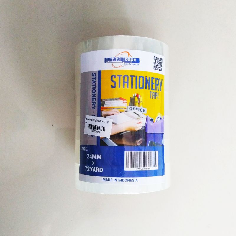 

isolasi bening 1×72 berry slop