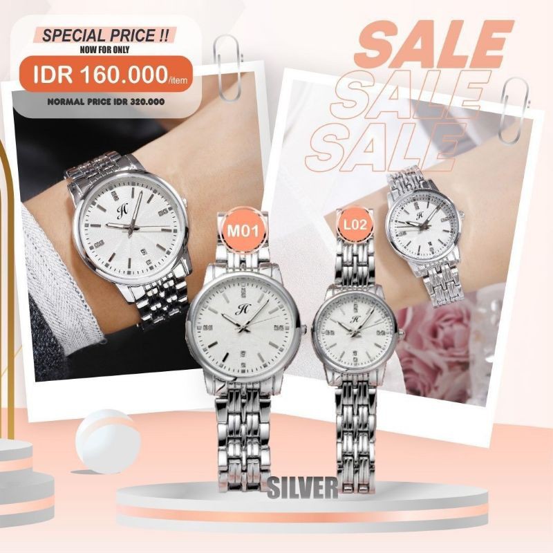 JAM TANGAN COUPLE 6003 JIMSHONEY