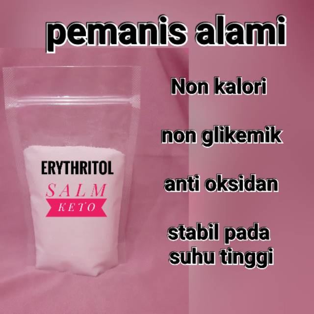 

Erythritol gula 0 kalori 250 gram