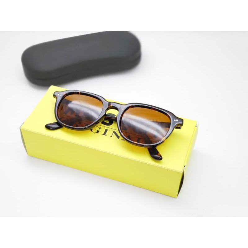 Kacamata moscot billik tortoise polarized size 50-23-147 kualitas grade ori
