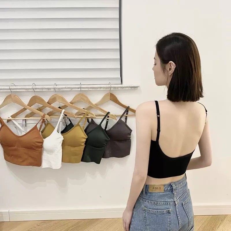 Sporty Korean Crop Tank Top Bra Sport BN56-4