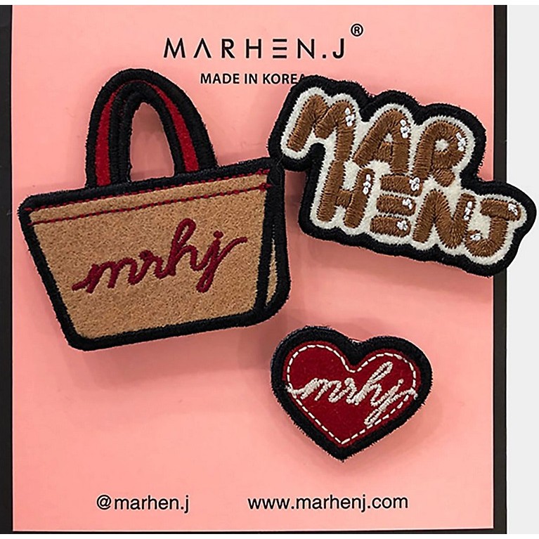 Marhen.J Wappen Funny Bag Beige