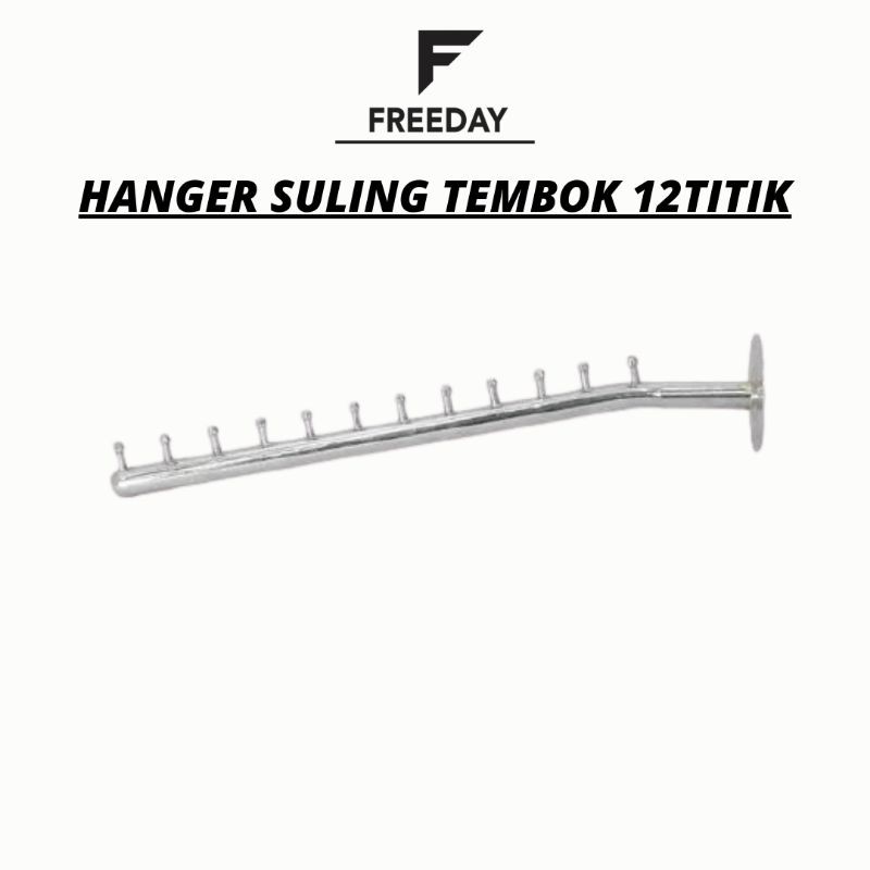 HANGER SULING TEMBOK GANTUNGAN SULING TEMBOK TEKUK 12TITIK