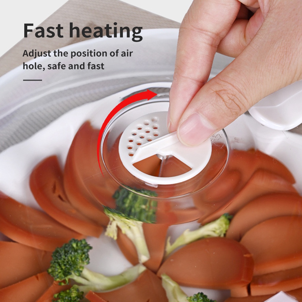 1pc Heat Resistant Anti-Splash Plastic Special Food Cover For Microwave