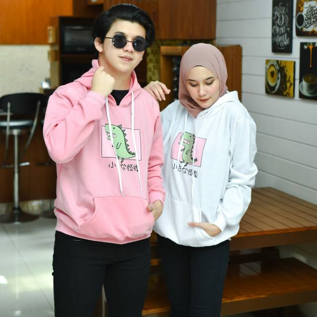 TOKYO DINO HOODIE UNISEX - ATASAN TEBAL TERLARIS