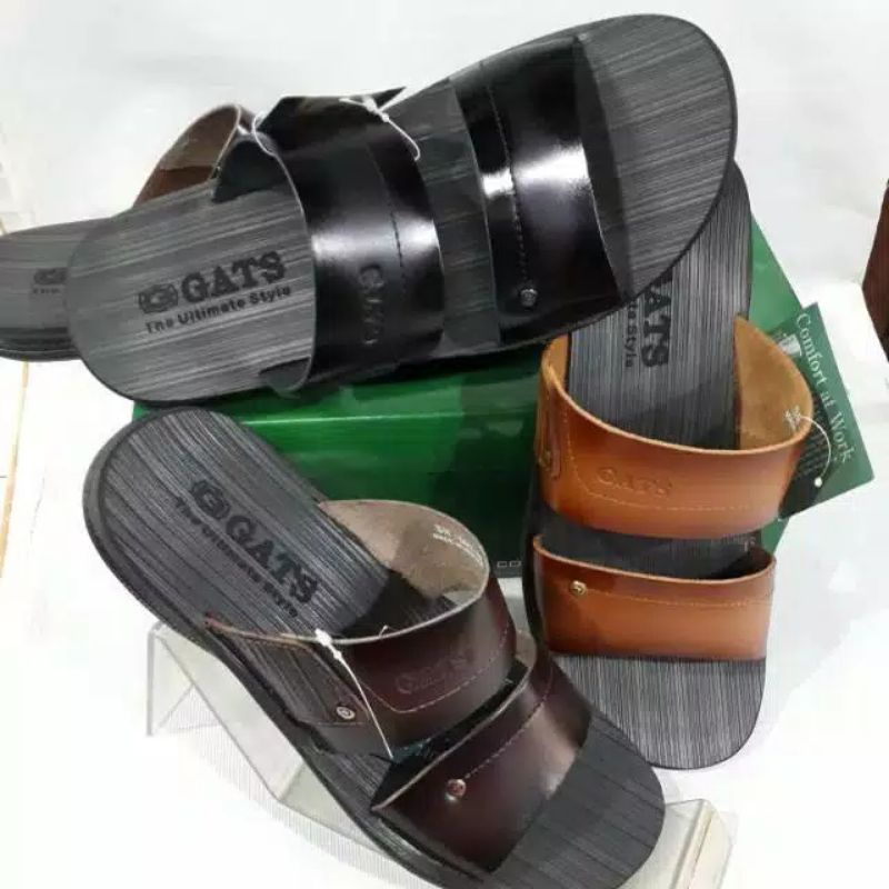 sandal slop slide pria laki laki gats original kulis asli prodak gats