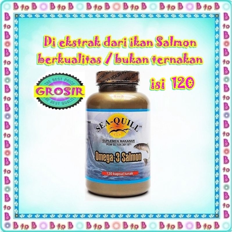 Sea Quill Omega 3 Salmon 120 - Sea Quill Omega 3 Salmon 100 - Sea Quill Omega 3 Salmon 60 - Sea Quil