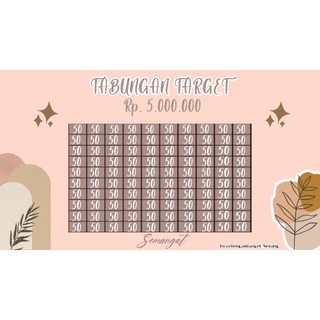 Jual DESAIN CELENGAN TARGET | TABUNGAN TARGET (DARI KERTAS STIKER