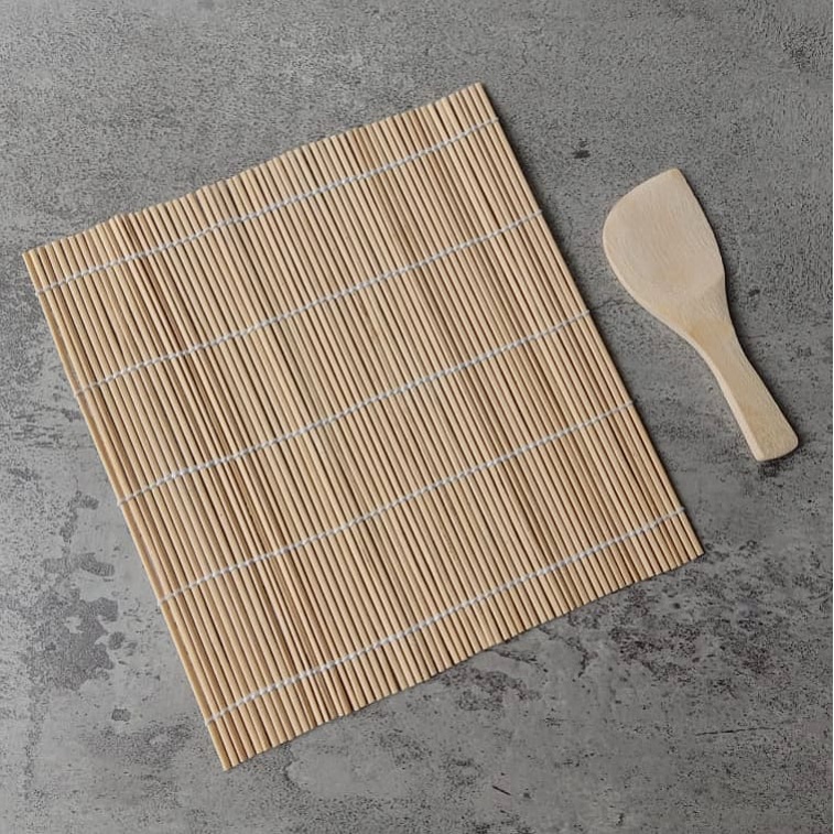 TIKAR GULUNGAN SUSHI - Tikar Saji/Tikar Bambu/Sushi Maker & Roller