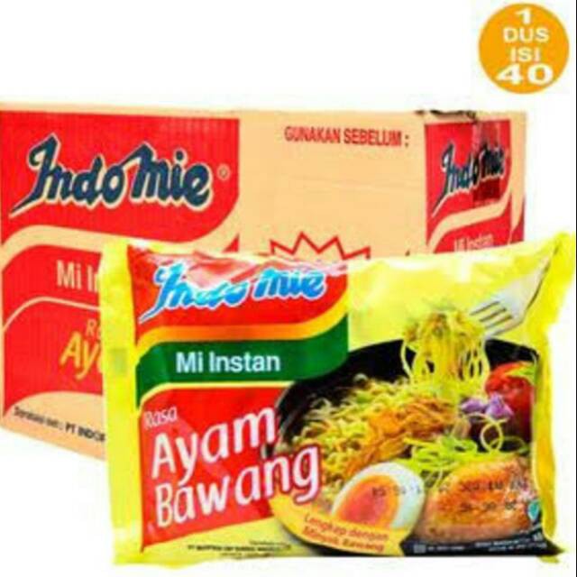 

Indomie Ayam bawang Indofood Dus - Sembako grosiran termurah 1 dus isi 40