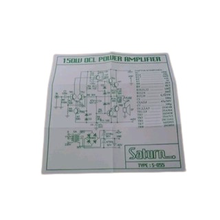 PCB 150W OCL Mono Power Amplifier S-055